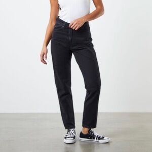 US 2 - XS | Dr. Denim Nora Jean in Black Retro